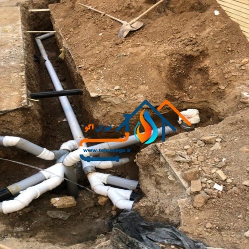 نصب شبکه فاضلاب شهری