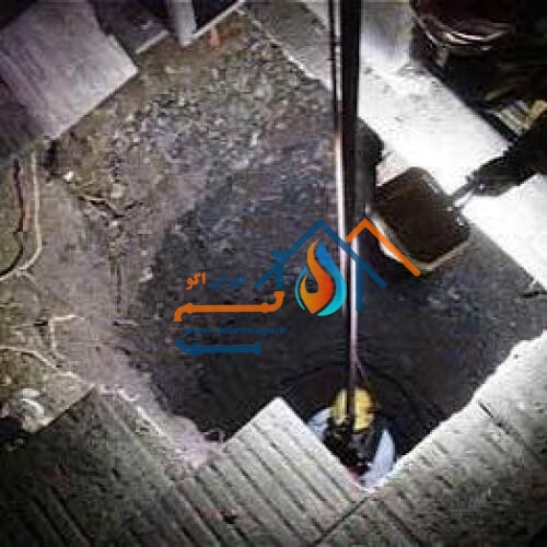 فاجعه ریزش زمین در اطراف چاه فاضلاب